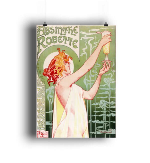 Absinthe Robette - DIN A1 Poster (hochformat)-3