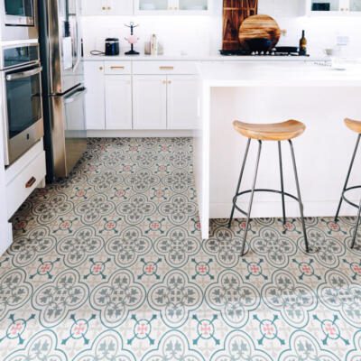Floor tile stickers for indoor use